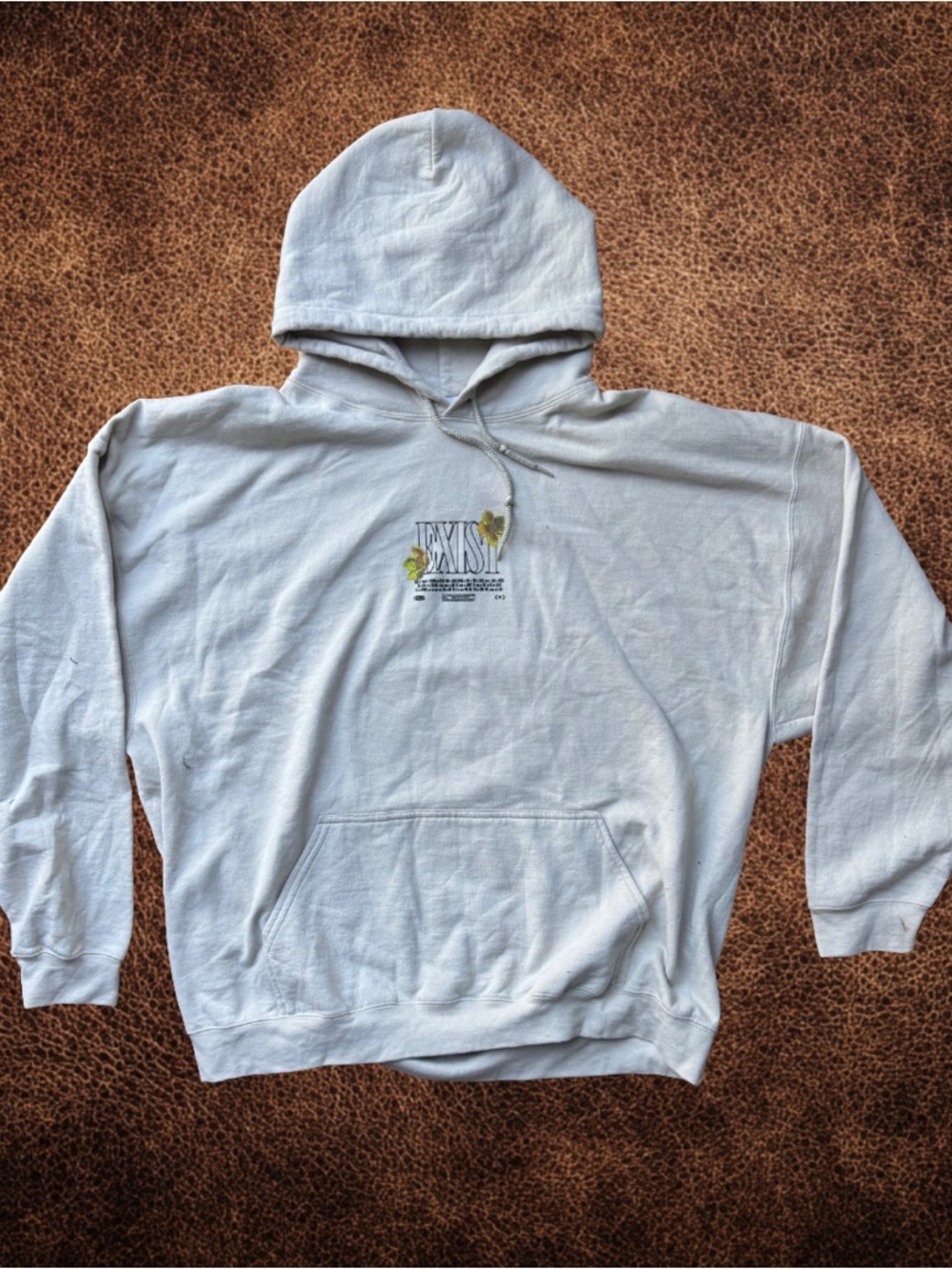 Topman Light Gray Exist Hoodie